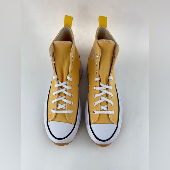 Converse Run Star Hike High Citron Zest Gum Women's Size 10.5 Shoes Yellow - Picture 8 of 12